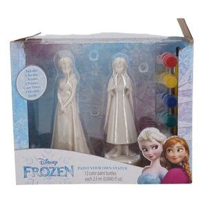 Paint Your Own Disney Frozen Statue – Anna & Elsa Set – Packaging Damaged